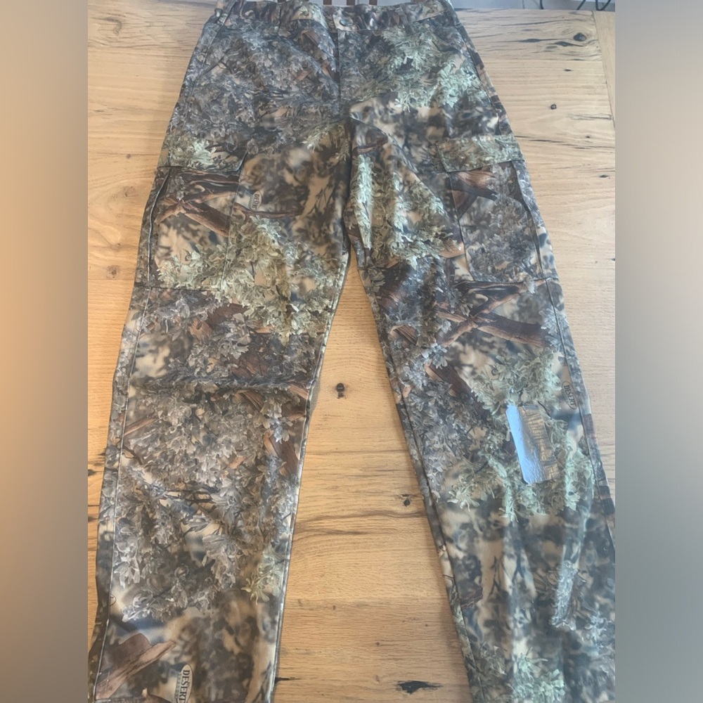 Kings Desert Shadow Camo Shell Pants Brown Men’s 32 R Preowned with Tapes‎ Flaw